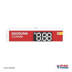 Faixa Gasolina Comum Shell / FID-SH-DS0034 - comprar online