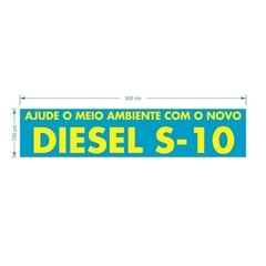 Faixa Meio Ambiente Diesel S-10 / FID-TR-BB0092