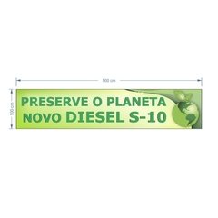 Faixa Preserve o Planeta Diesel S-10 / FID-TR-BB0095