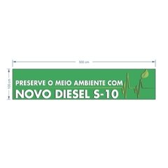 Faixa Meio Ambiente Diesel S-10 / FID-TR-BB0097