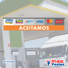 Faixa Aceitamos os Cartões / FID-TR-FC0032