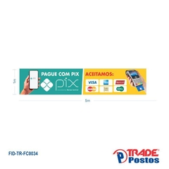 Faixa Pix e Cartões / FID-TR-FC0034 - comprar online