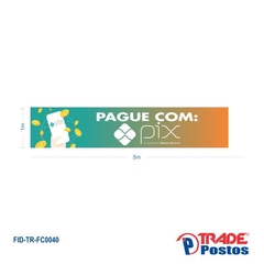 Faixa Aceitamos Pix / FID-TR-FC0040 - comprar online