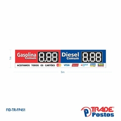 Faixa de Preço Gasolina Comum e Diesel Comum - FP451 - comprar online