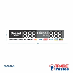 Faixa de Preço Diesel S500 e Diesel S10 - FP471 - comprar online