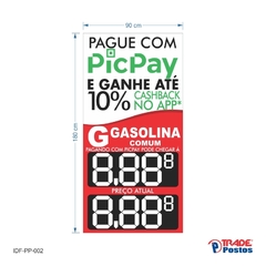 Lona Picpay Gasolina / IDF-PP-002-180x90cm