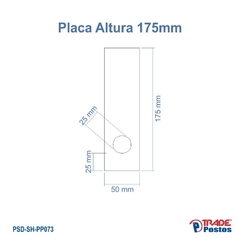 Placa Acrílica Transparente Ponto Para Painel Shell - Com Iluminação - 104mm -100mm - PP073 - comprar online