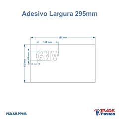 Placa Acrílico Transparente GNV Para Painel de Preço - Com Iluminação - PP085 - PP108 na internet