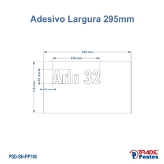 Placa Acrílico Transparente Arla 32 Para Painel de Preço - Com Iluminação - PP086 - PP109 na internet