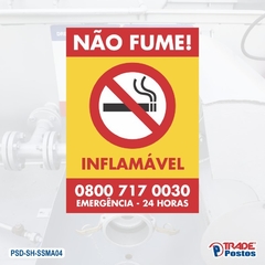 Placa Não Fume 420x305mm - SSMA04