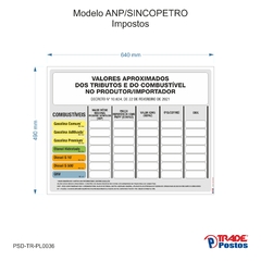 Placa Decreto 10.634 ANP - SINCOPETRO - comprar online