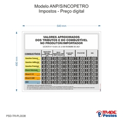 Placa Decreto 10.634 ANP - SINCOPETRO Preço Digital - comprar online