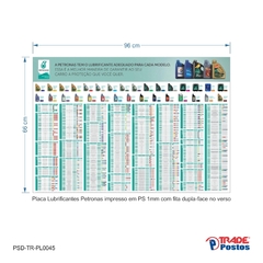 Tabela de Lubrificantes Petronas - PSD-TR-PL0045