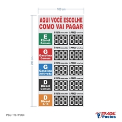 Placa PS de Preço À Vista ou À Prazo 200x100cm - PP004 - comprar online