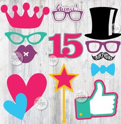 Photo Booth 15 Años - Props Cumple 15 en internet