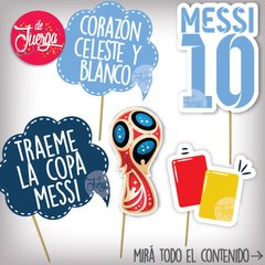 Photo Booth Argentina Mundial Frases Props Imprimible Futbol en internet