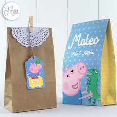 Kit Imprimible George Pig. Deco y Candy Bar Personalizado