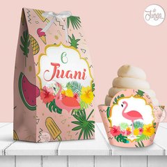 Kit Cumple flamencos Candy y Deco Personalizado para imprimir - comprar online