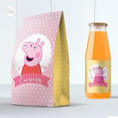 Kit Imprimible Peppa Pig. Deco y Candy Bar Personalizado