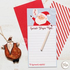Kit Navidad Carta De Papá Noel con sobre y estampilla para imprimir
