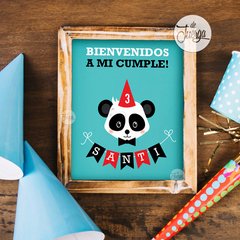 Kit Imprimible Oso Panda - Deco y Candy Bar • PERSONALIZADO - tienda online