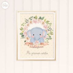 Kit Imprimible Elefante bebé Rosa Deco y Candy Bar en internet