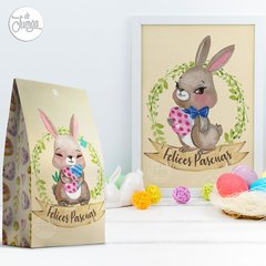 Kit Imprimible Pascuas Conejo. Guirnaldas Pascuas - comprar online