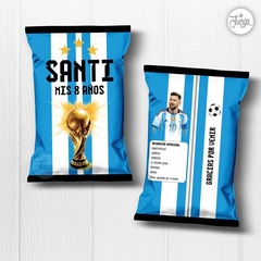 Kit Imprimible Selección Argentina Campeón Mundial Personalizado.