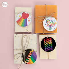 Kit Imprimible Tags y Etiquetas LGBT - LOVE - De Juerga Eventos