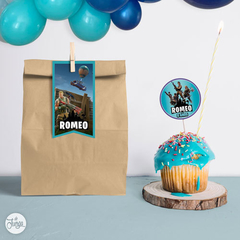 Kit Imprimible Fortnite Personalizado Deco y Candy Bar Super completa en internet