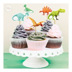 Toppers Dinosaurios Imprimibles para Tortas y Cupcakes