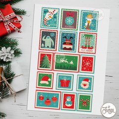 Kit Navidad Carta De Papá Noel con sobre y estampilla para imprimir en internet