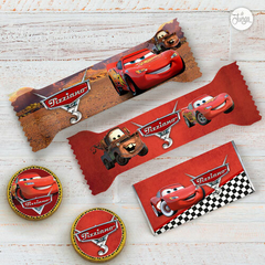 Kit Imprimible Cars. Deco y Candy Bar Personalizado en internet