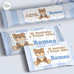 Kit Osito Teddy Deco y Candy Bar Imprimible Personalizado - tienda online