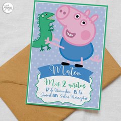 Kit Imprimible George Pig. Deco y Candy Bar Personalizado - comprar online