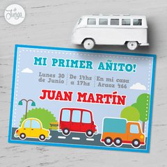 Kit Imprimible Autitos. Deco y Candy Carros Bar Personalizado