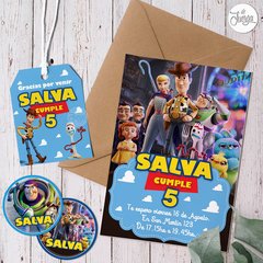 Kit Imprimible Toy Story 4. Deco y Candy Bar Personalizado
