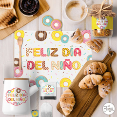 Kit Imprimible Día del Niño Donas. Deco Super completa Donuts en internet