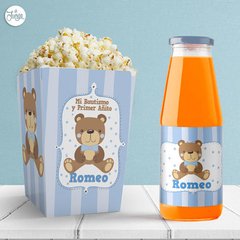 Kit Osito Teddy Deco y Candy Bar Imprimible Personalizado - comprar online