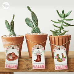 Kit Imprimible Cowgirl - Vaquera - Personalizado Deco y Candy Bar Super completa - tienda online