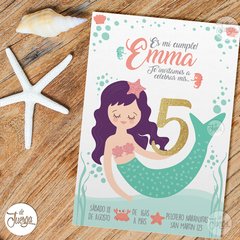 Kit Imprimible Sirenas Cumple Candy y Deco Personalizado - comprar online