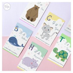 Alfabeto de Animales. Tarjetas Didácticas Imprimibles educativas. - comprar online