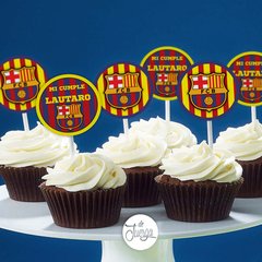 Imagen de Kit Imprimible Barcelona Cumple Candy y Deco Personalizado
