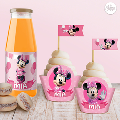 Kit Imprimible Minnie Candy Bar y Decoracion Personalizado - tienda online
