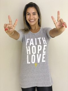 Camiseta FAITH LOVE HOPE - comprar online