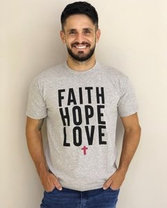 Camiseta FAITH LOVE HOPE