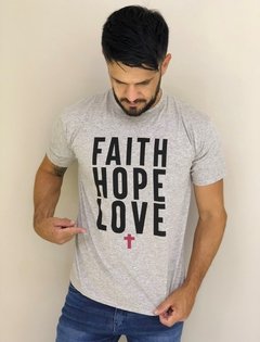 Camiseta FAITH LOVE HOPE - comprar online