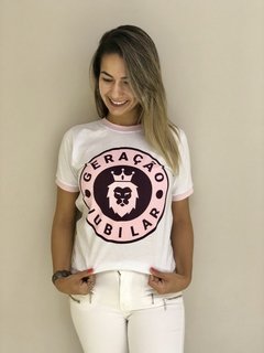 Camiseta Geração Jubilar Escudo Feminino na internet