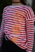 Remera Marty Rayada Roja Kids