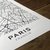 Mapa Paris Lamina